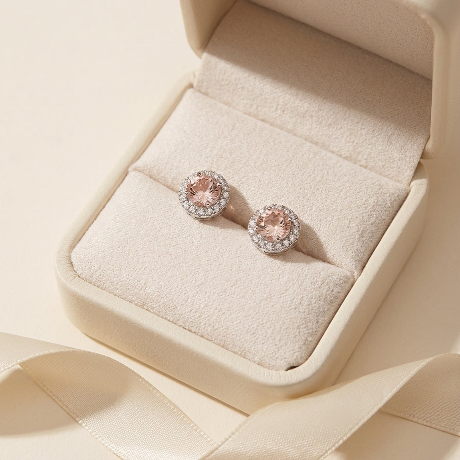 BELLE Ohrring und 1.3 Karat in Weißgold 585