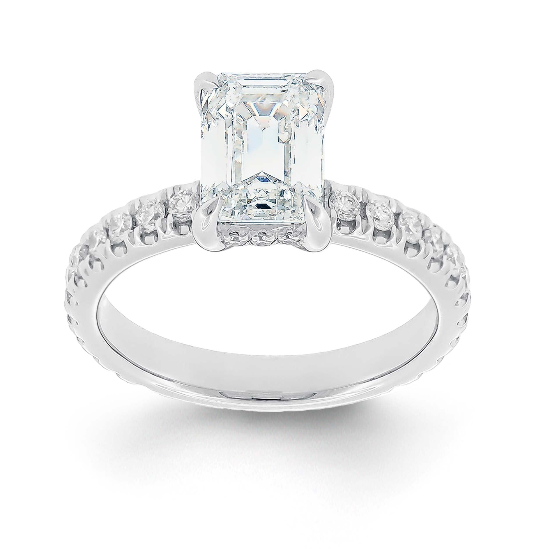 INES Ring mit Labordiamant und 1.5 Karat in Weißgold 585