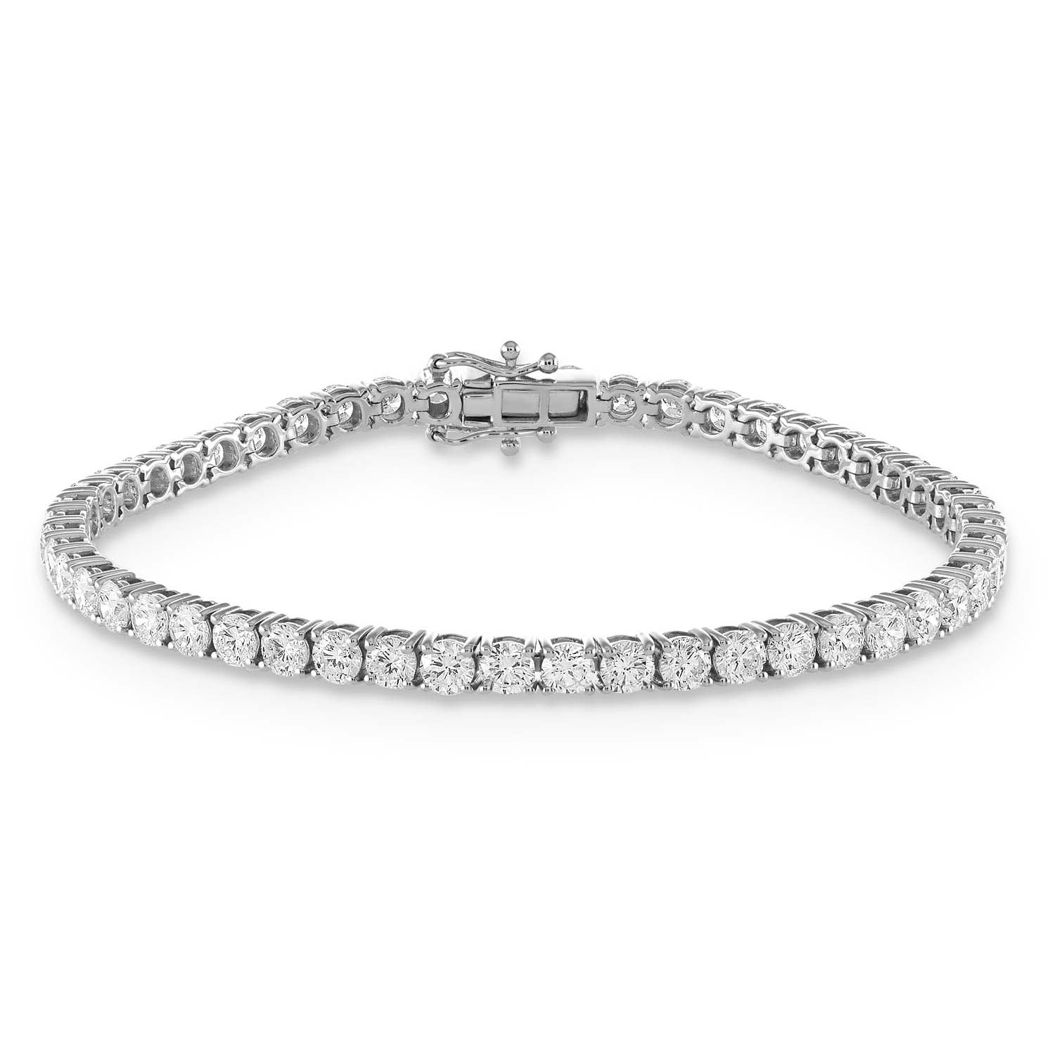 RIVIERE Armband mit Labordiamant und 1 Karat in Weißgold 585