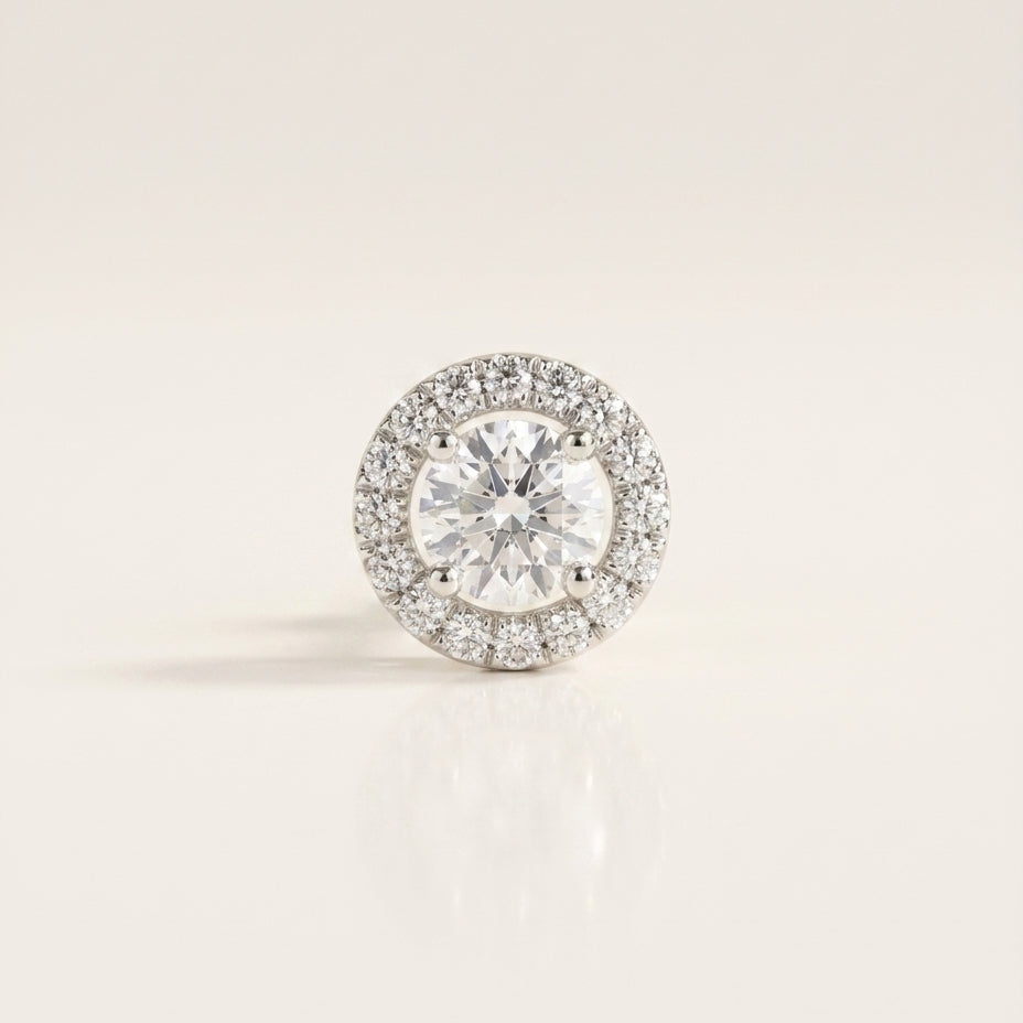 BELLE Ohrring und 1.3 Karat in Weißgold 585