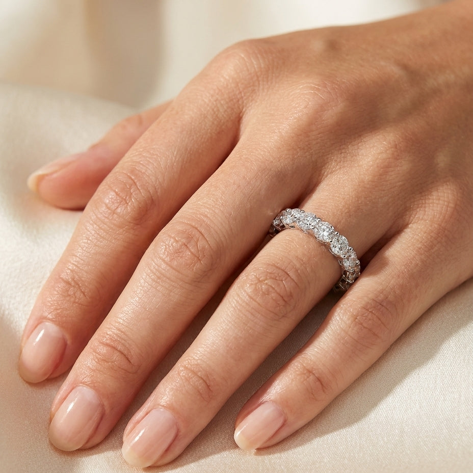 LOUISE Ring mit Labordiamant und 1.9 Karat in Weißgold 585