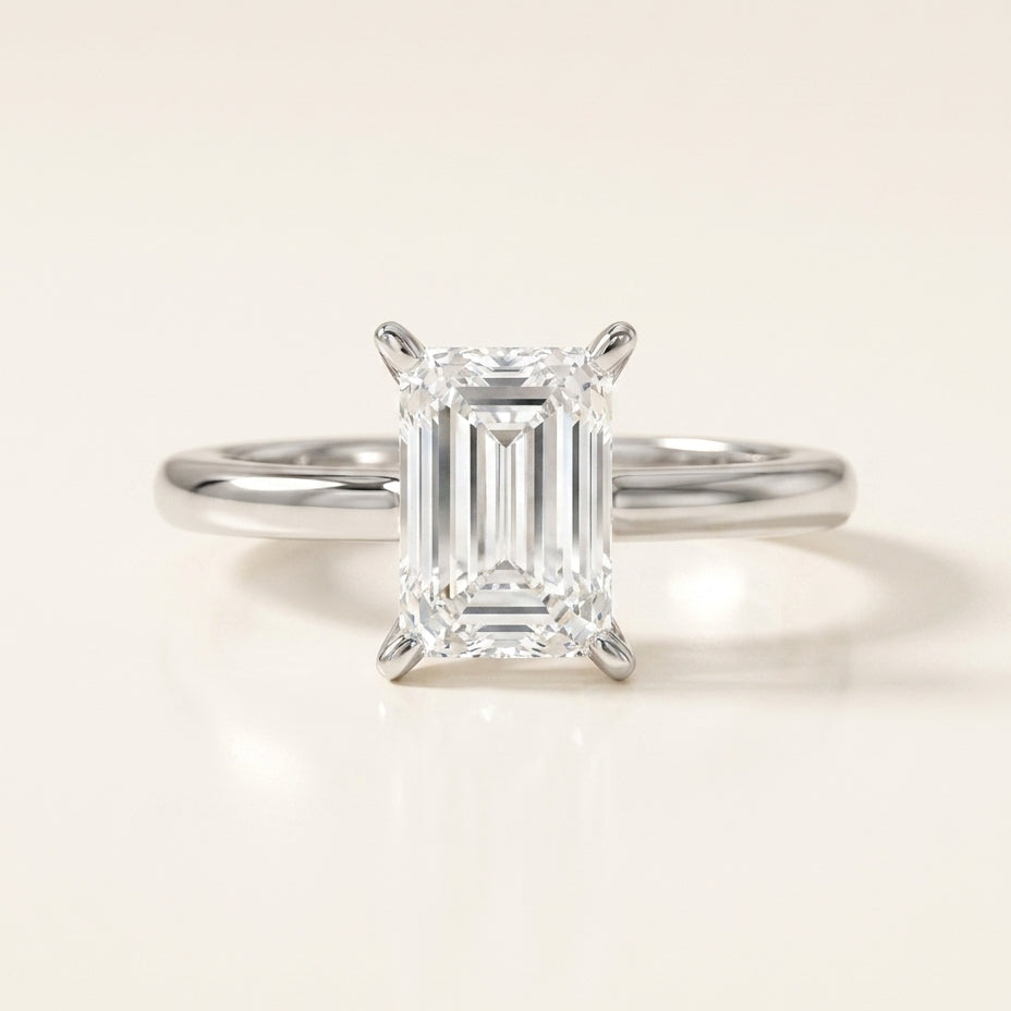 CLAIRE Ring und 1.5 Karat in Weißgold 585