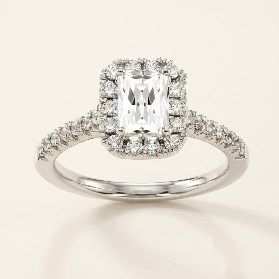 ADELE Ring mit Labordiamant und 1.4 Karat in Weißgold 585