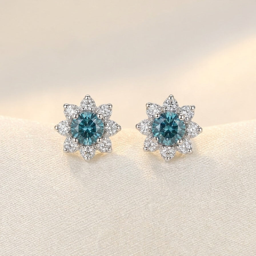 CELESTE FLEUR Ohrring und 0.46 Karat in Weißgold 585