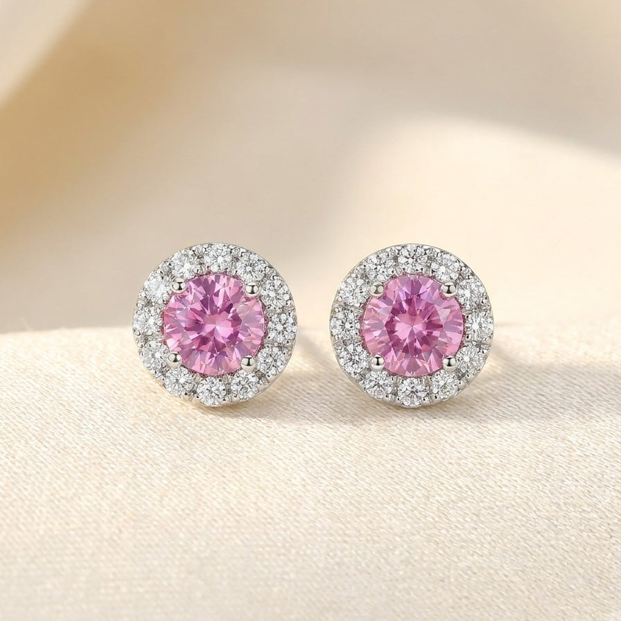 BELLE Ohrring und 1.35 Karat in Weißgold 585