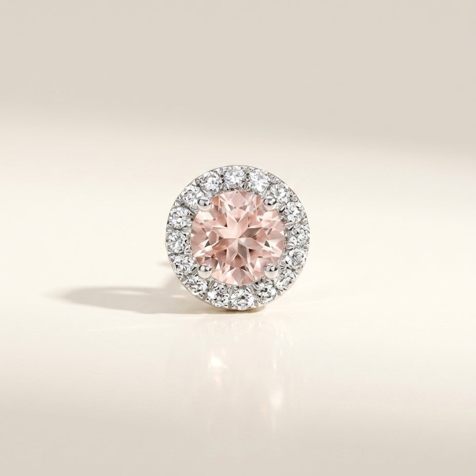 BELLE Ohrring und 1.3 Karat in Weißgold 585
