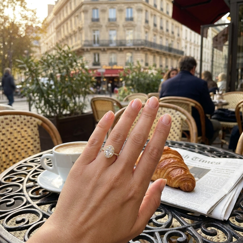 ALICE Ring mit Labordiamant und 1.3 Karat in Gelbgold 585