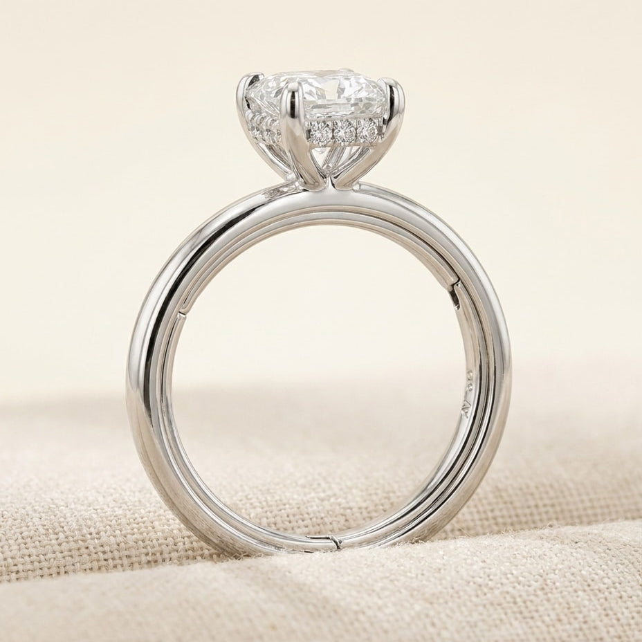 NOEMIE Ring und 2.5 Karat in Weißgold 585