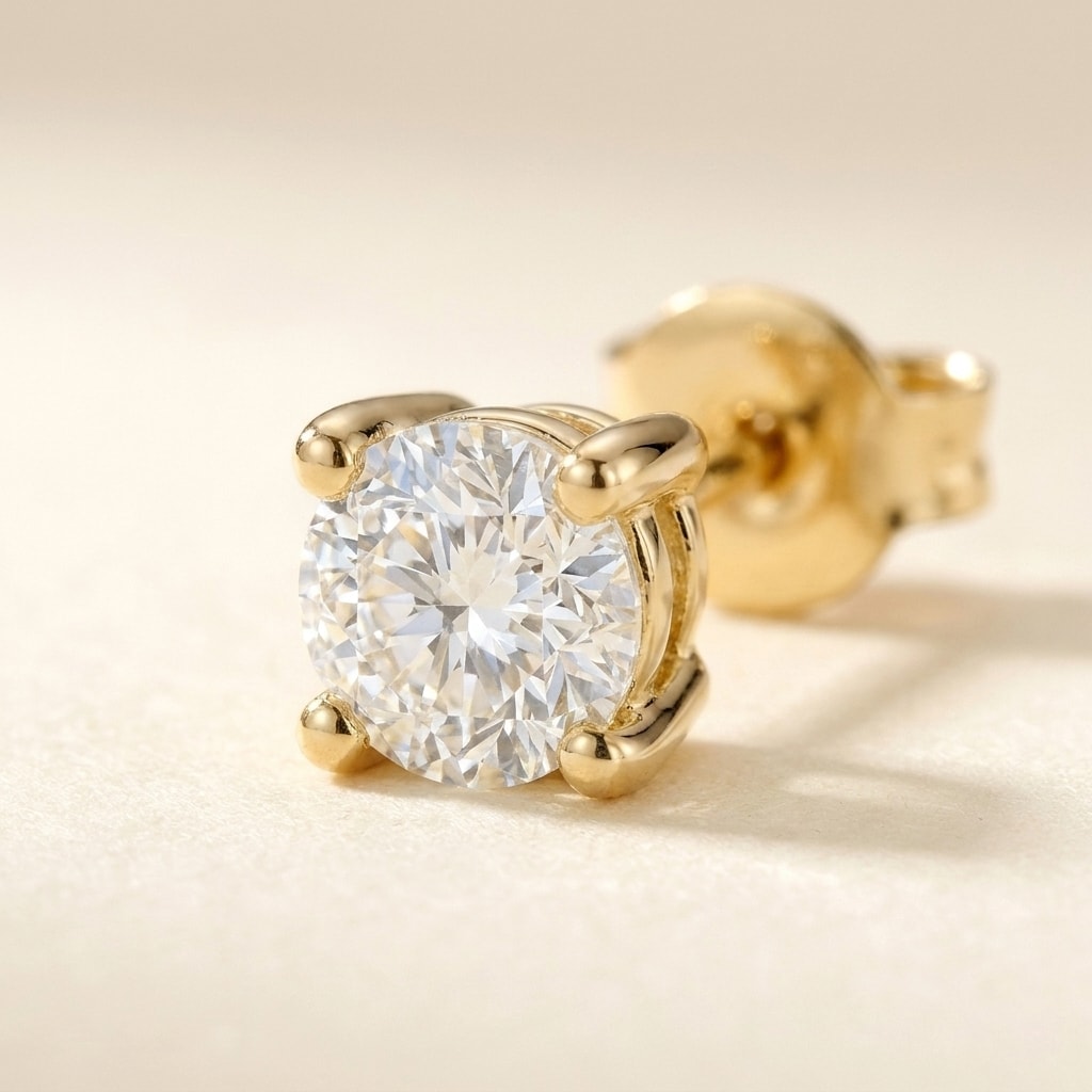 ESSENTIEL Ohrring und 0.5 Karat in Weißgold 585