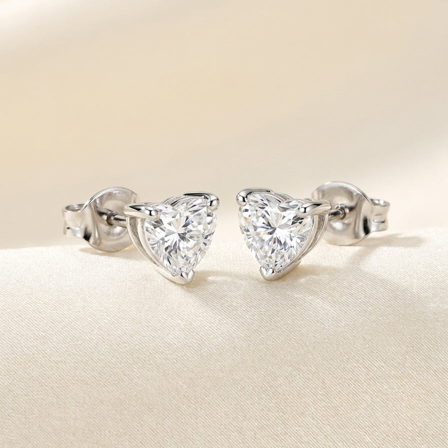 COEUR Ohrring und 0.5 Karat in Weißgold 585