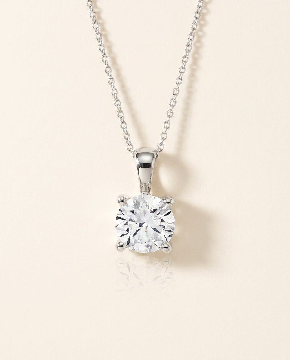 ESSENTIEL Anhänger und 0.5 Karat in Weißgold 585
