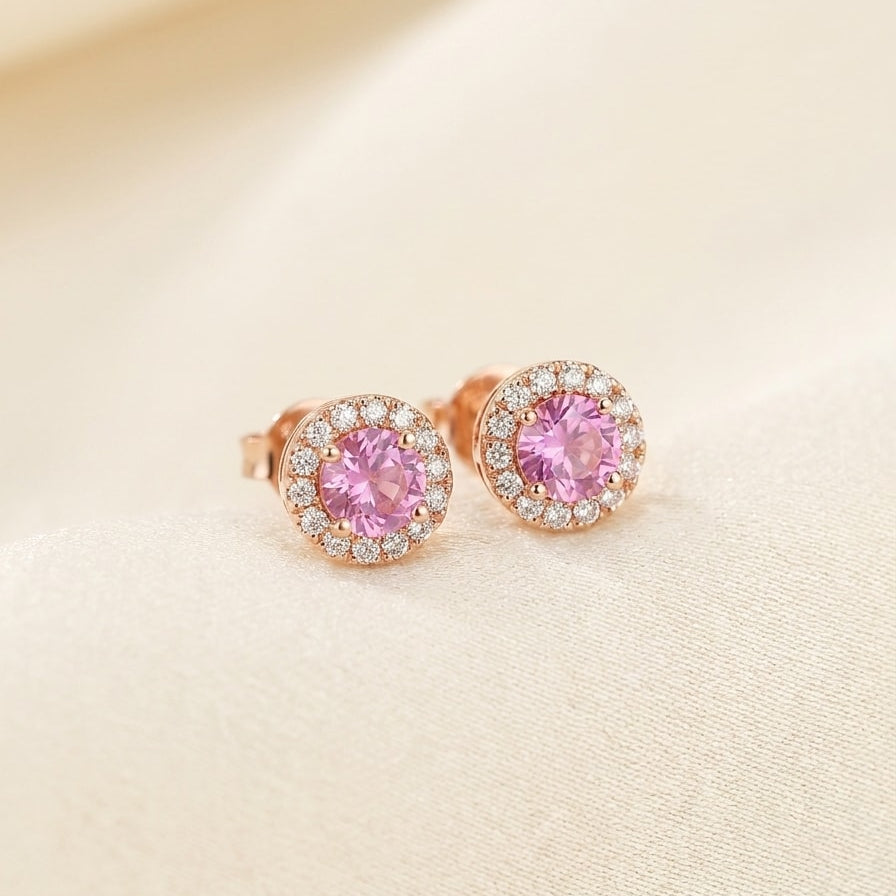 BELLE Ohrring und 1.35 Karat in Roségold 585
