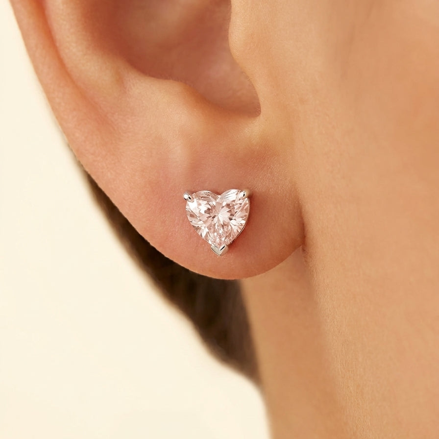 COEUR Ohrring und 0.5 Karat in Weißgold 585