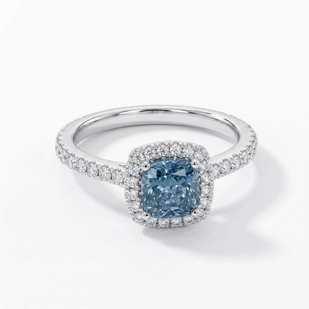 MARIELLE Ring und 1.4 Karat in Weißgold 585