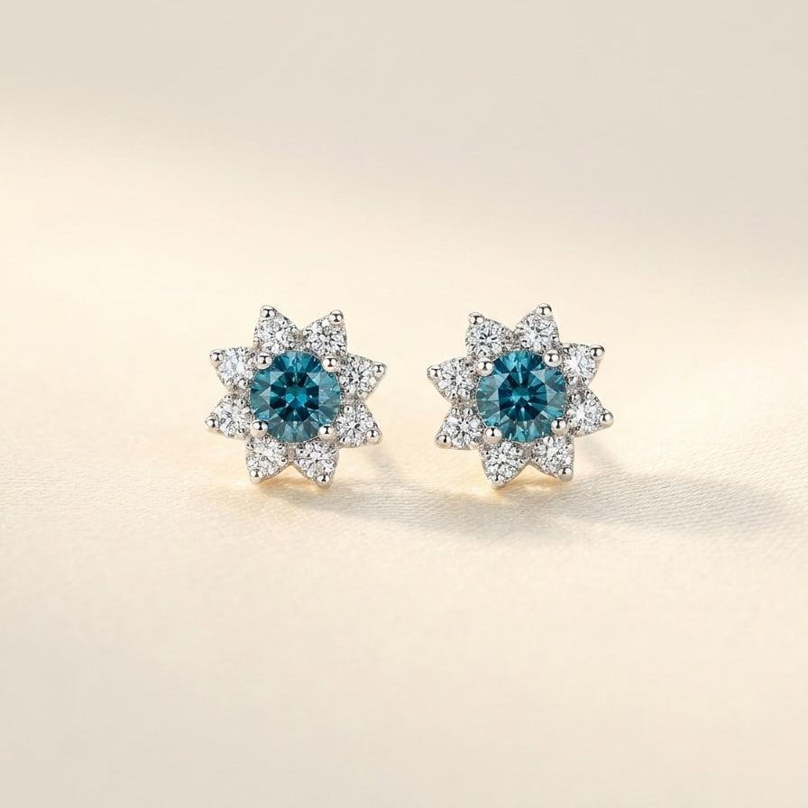 CELESTE FLEUR Ohrring und 0.46 Karat in Weißgold 585