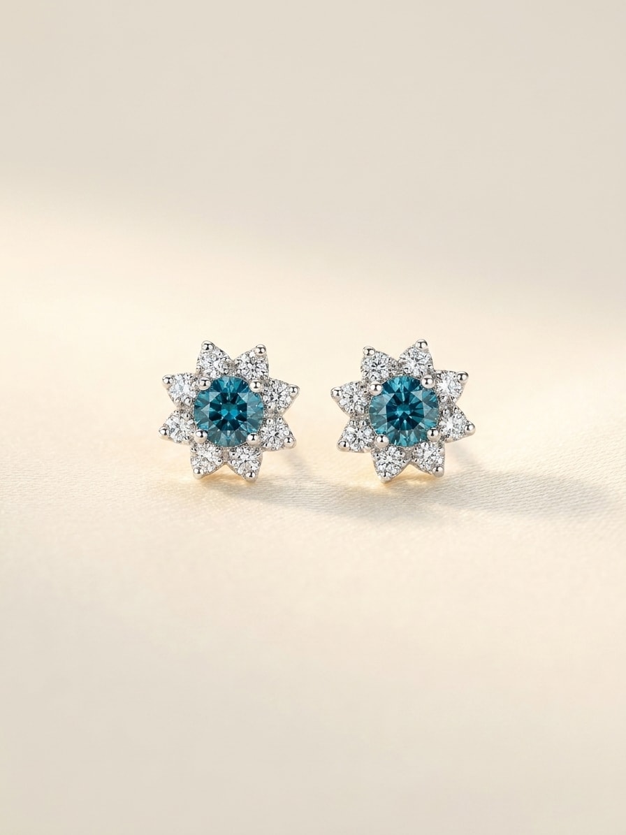 CELESTE FLEUR Ohrring und 0.46 Karat in Weißgold 585