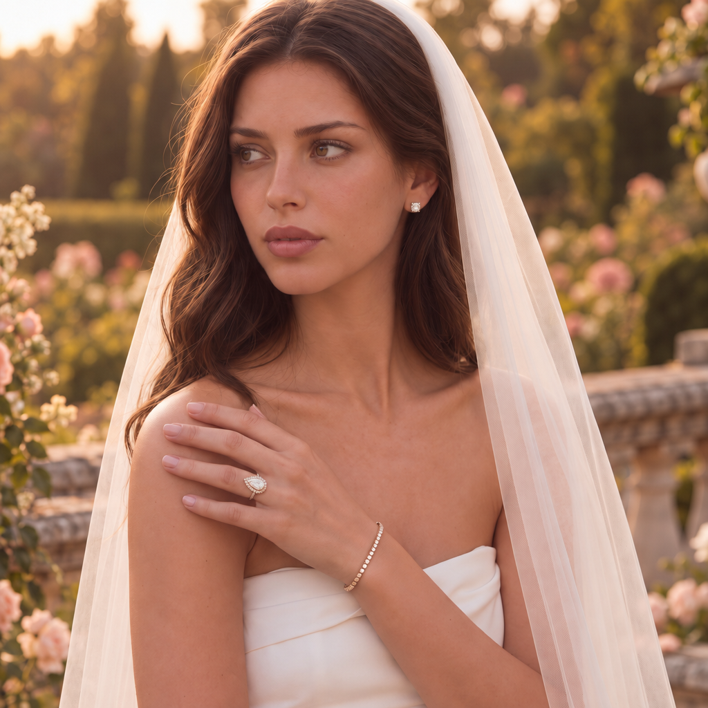 Essentiel Ohrring mit natürlichem Diamant (0,5 Karat gesamt) in Weißgold 750 Ansicht 13