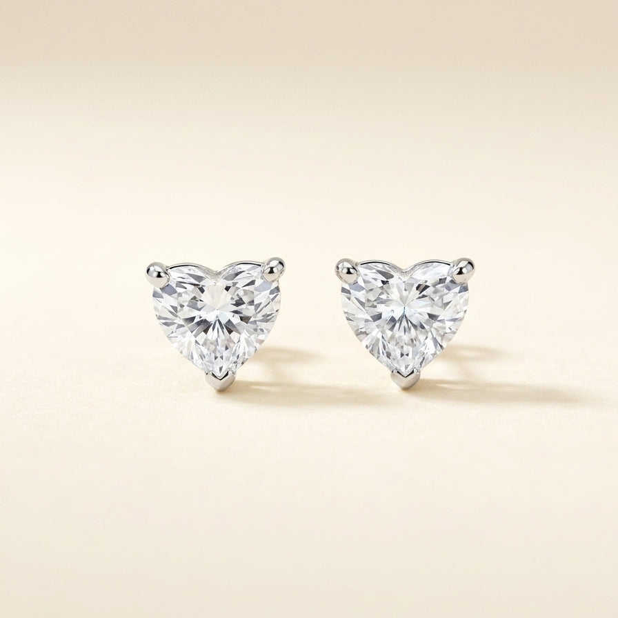 COEUR Ohrring und 0.5 Karat in Weißgold 585