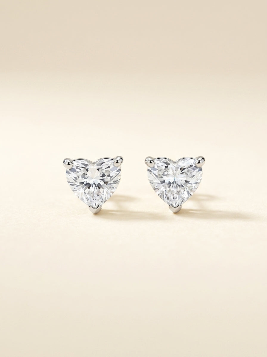 COEUR Ohrring und 0.5 Karat in Weißgold 585