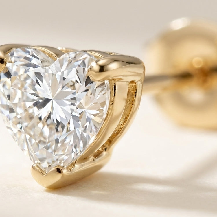 COEUR Ohrring und 0.5 Karat in Gelbgold 585