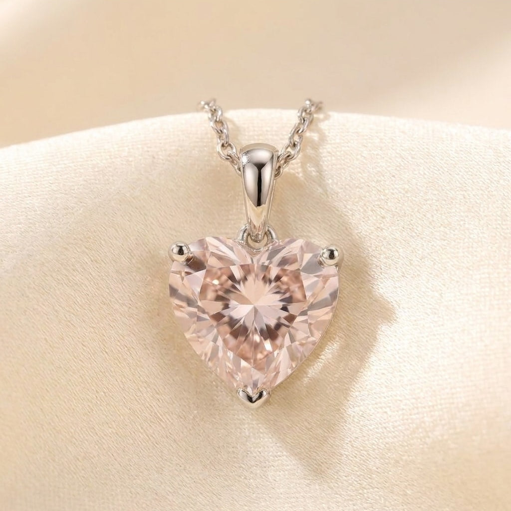 COEUR Halskette und 0.5 Karat in Roségold 585