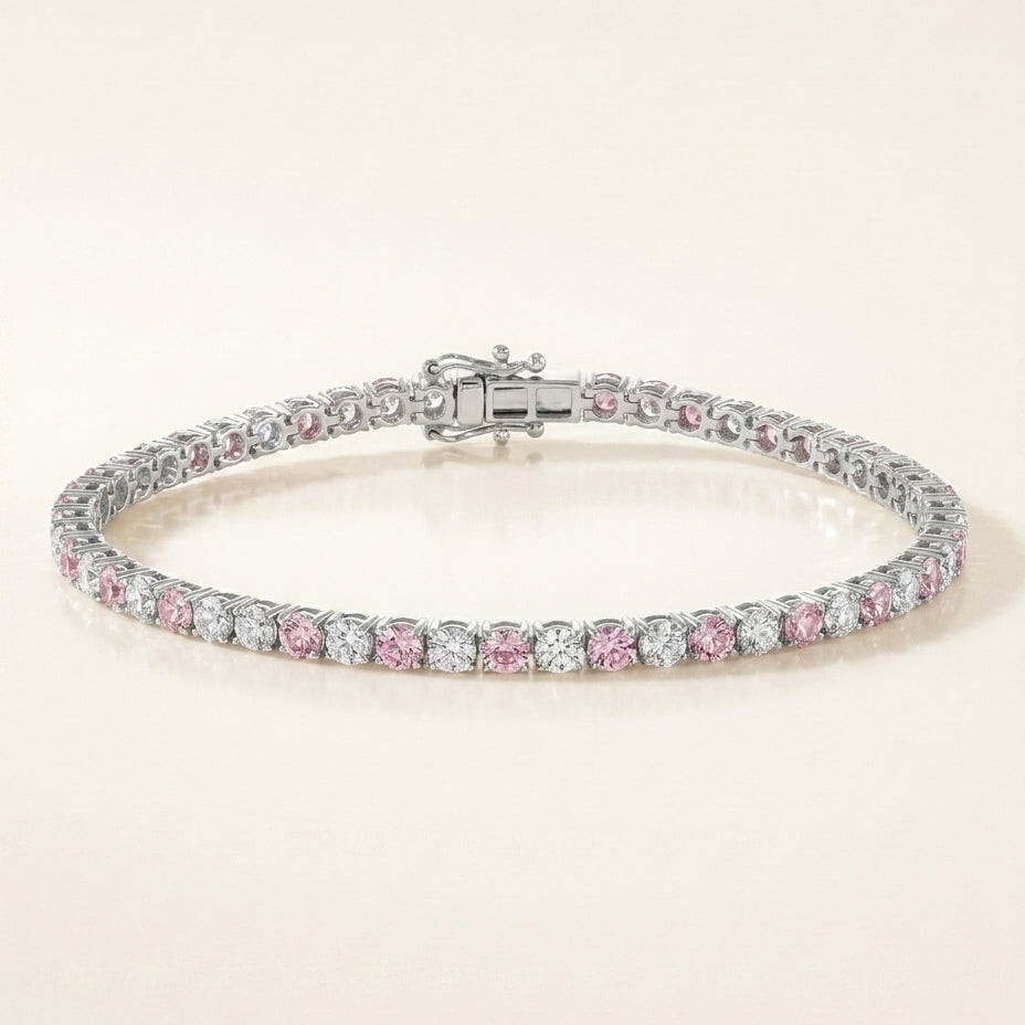 RIVIERE Armband und 5 Karat in Weißgold 585