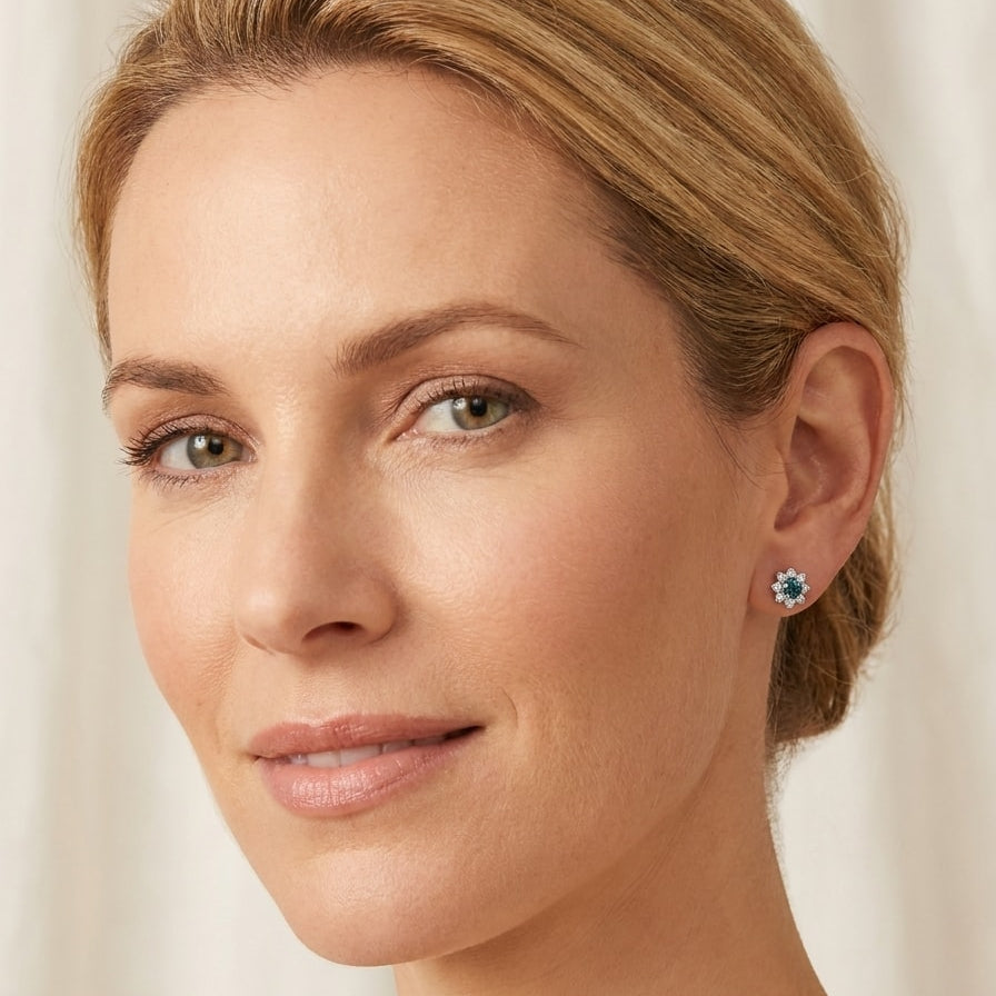 CELESTE FLEUR Ohrring und 0.46 Karat in Weißgold 585