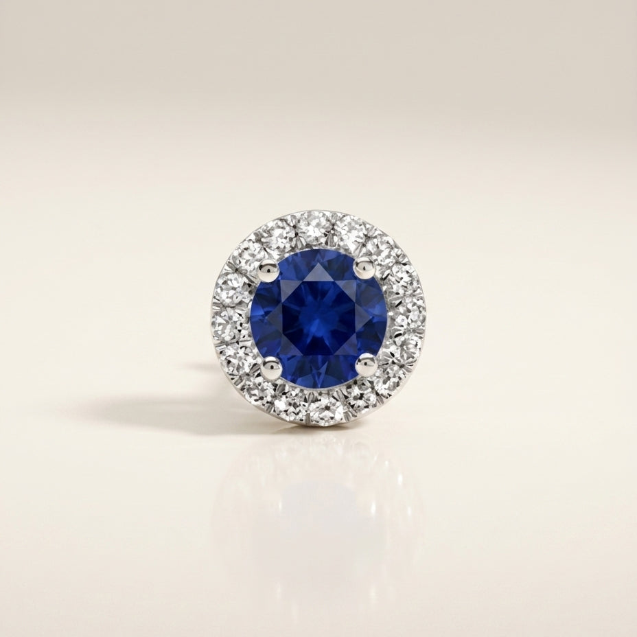 BELLE Ohrring und 1.9 Karat in Weißgold 585