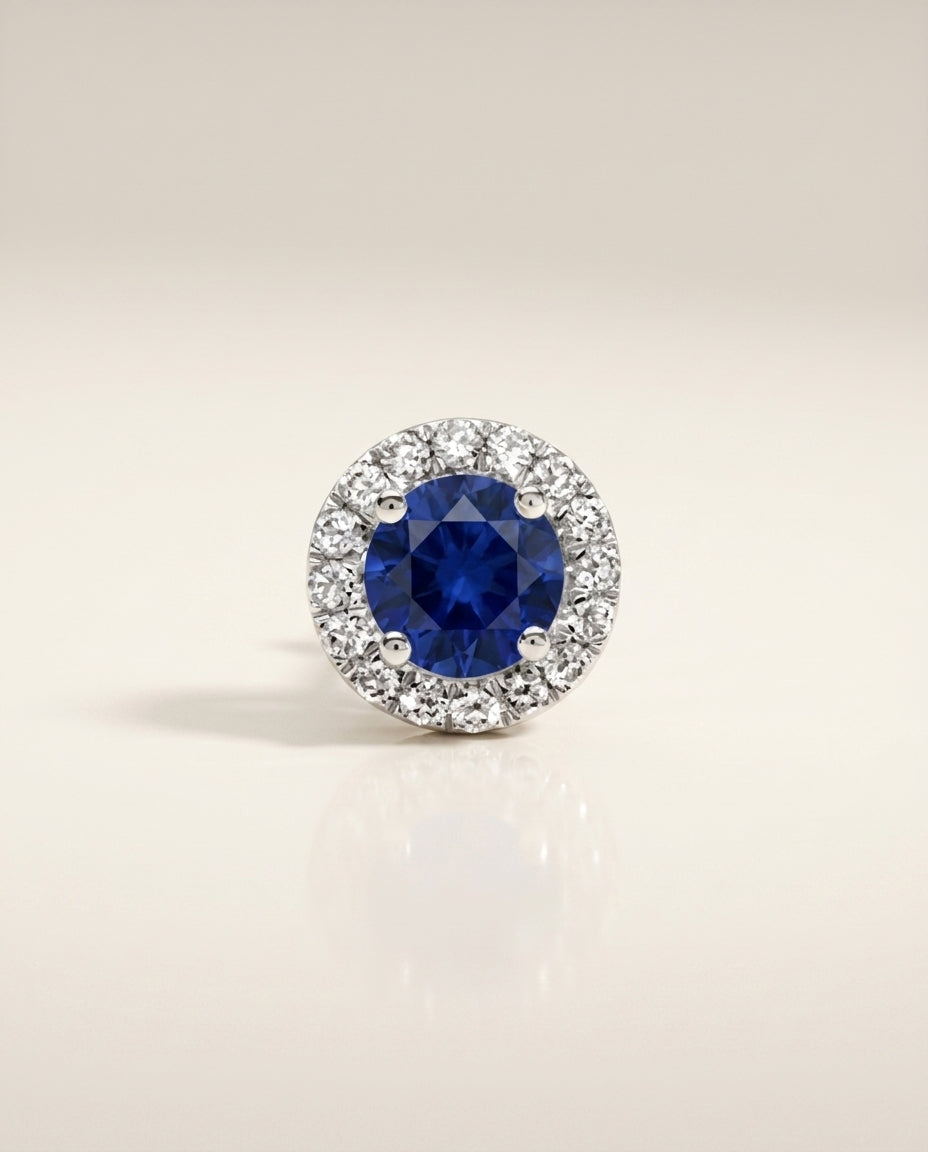 BELLE Ohrring und 1.9 Karat in Weißgold 585