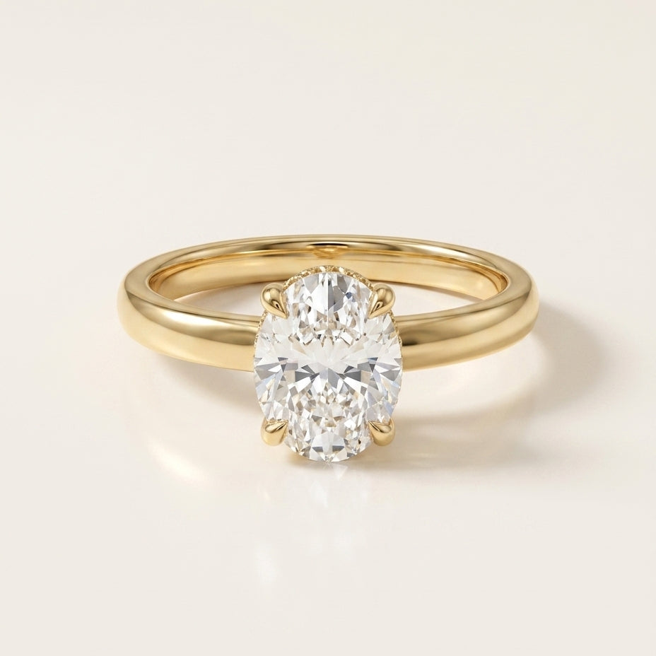 NOEMIE Ring und 2.5 Karat in Weißgold 585