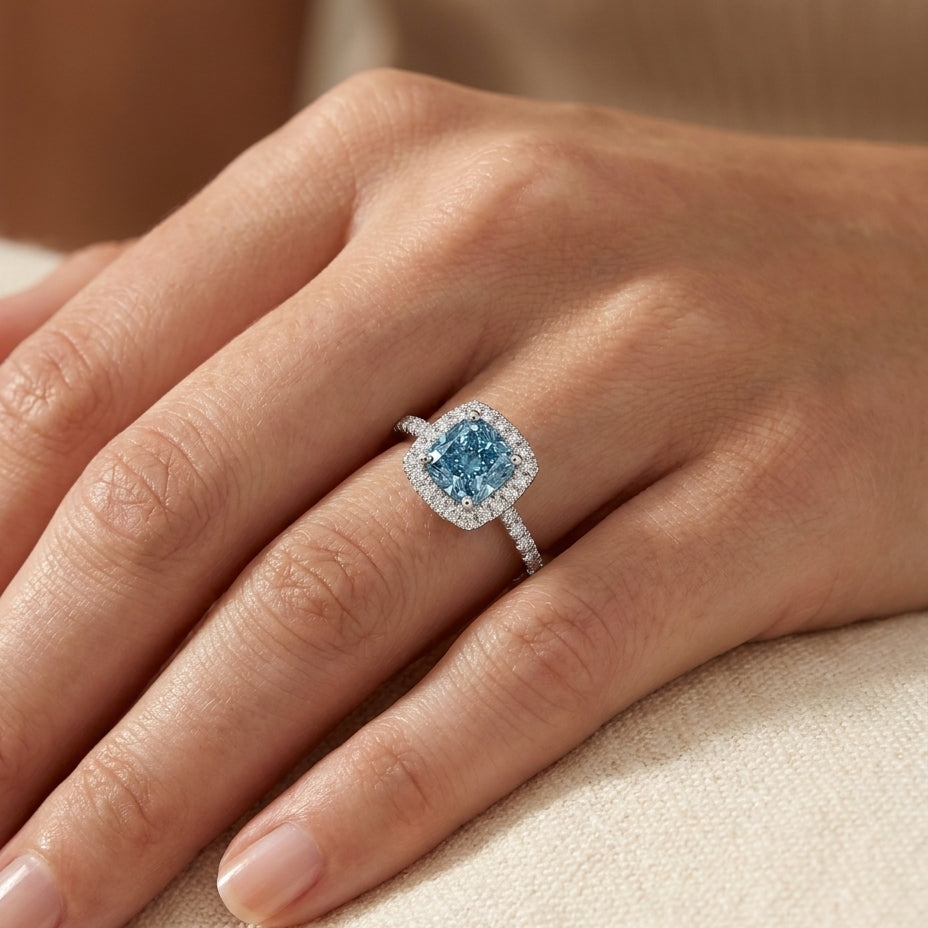MARIELLE Ring und 1.4 Karat in Weißgold 585