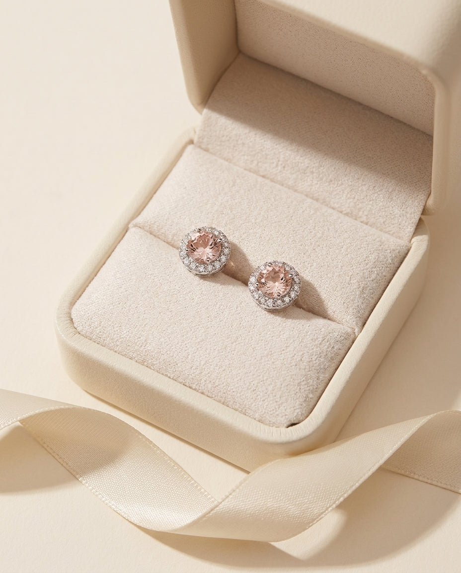 BELLE Ohrring und 1.3 Karat in Weißgold 585