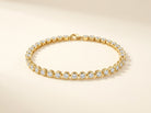 Ronde Armband mit Labordiamant (4,12 Karat gesamt) in Gelbgold 585 Ansicht 5