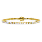 RIVIERE Armband mit Labordiamant und 1 Karat in Gelbgold 585