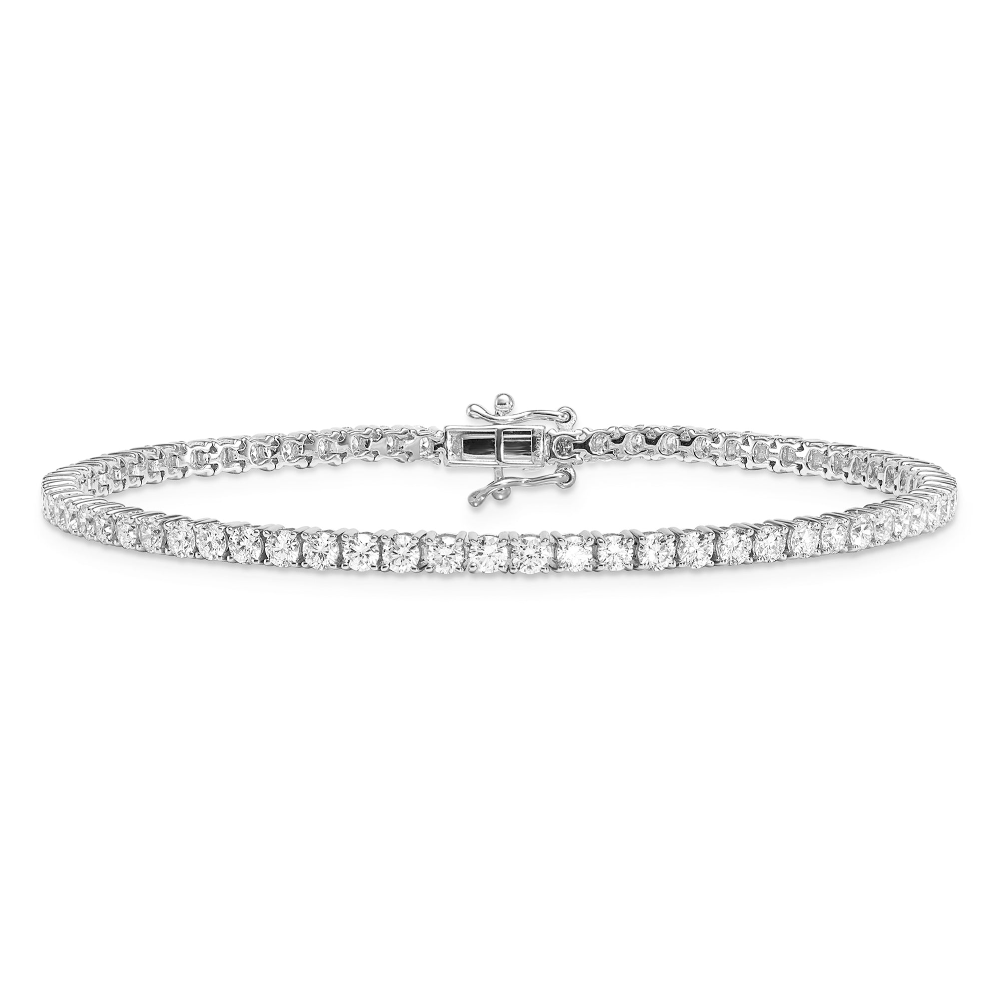RIVIERE Armband mit Labordiamant und 1 Karat in Weißgold 585