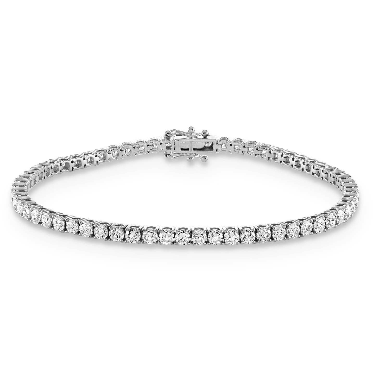 RIVIERE Armband mit Labordiamant und 1 Karat in Weißgold 585