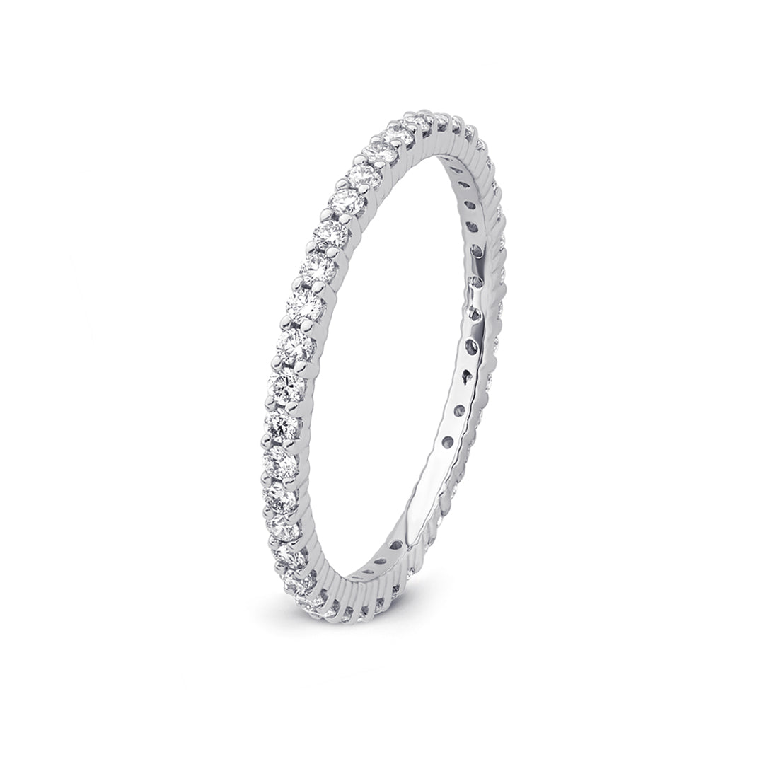 LEA Ring mit Labordiamant und 0.8 Karat in Weißgold 585