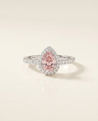 ANNABELLE Ring und 1.3 Karat in Weißgold 585