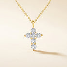 CROIX Halskette und 0.1 Karat in Gelbgold 585