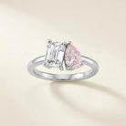 DUET Ring und 1.5 Karat in Weißgold 585