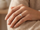 COEUR Ring mit Labordiamant und 1.24 Karat in Gelbgold 585