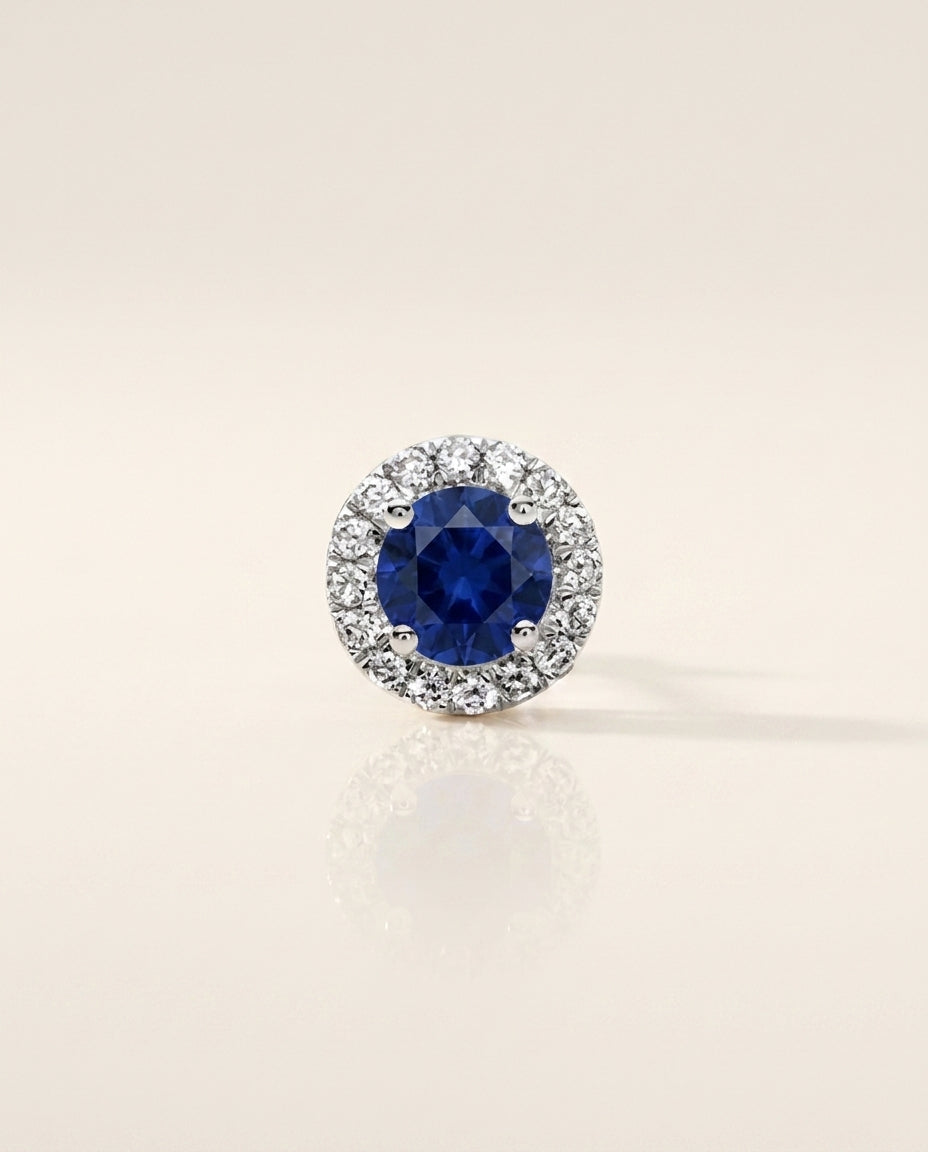BELLE Ohrring und 1.9 Karat in Weißgold 585