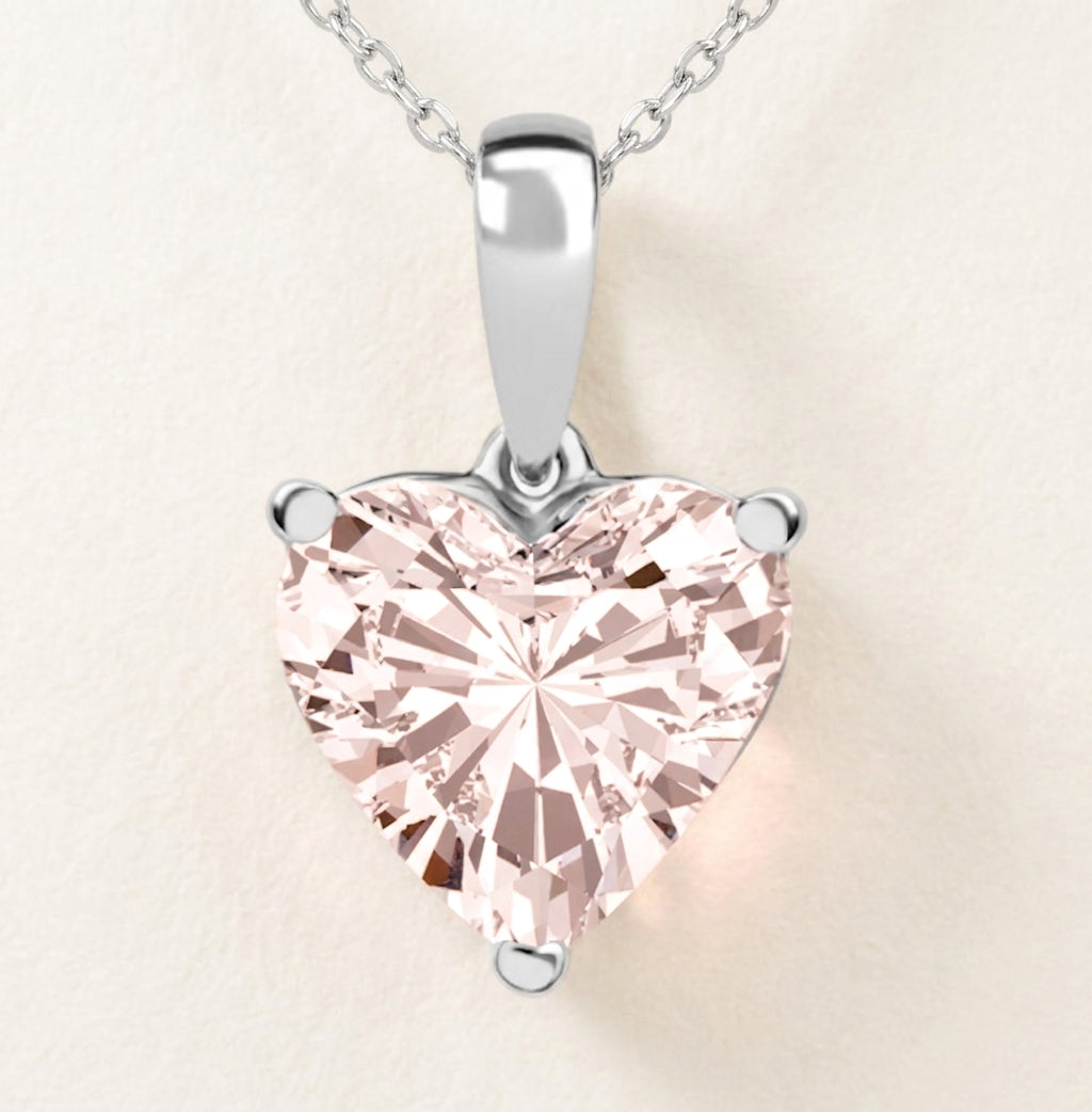COEUR Halskette und 0.5 Karat in Weißgold 585