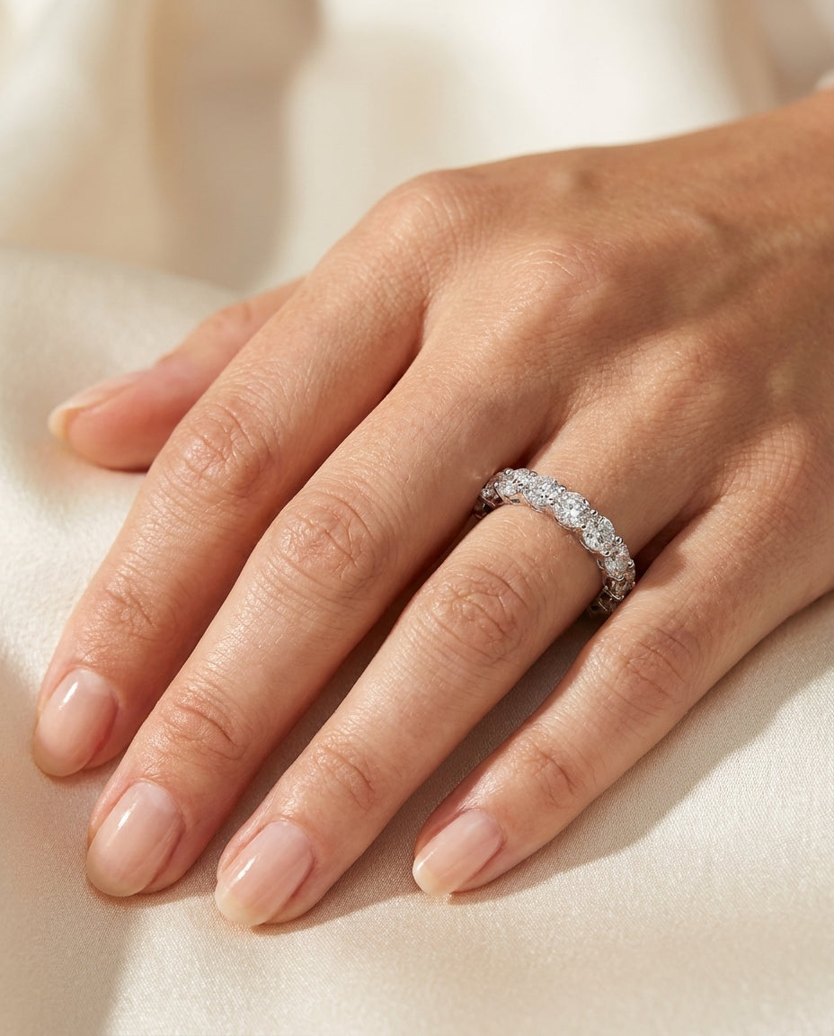 LOUISE Ring mit Labordiamant und 1.9 Karat in Weißgold 585