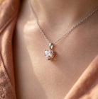 COEUR Halskette und 0.5 Karat in Weißgold 585