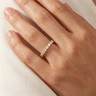 LOUISE Ring und 1.9 Karat in Weißgold 585