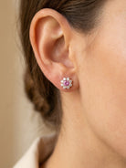 CELESTE Ohrring und 2 Karat in Roségold 585