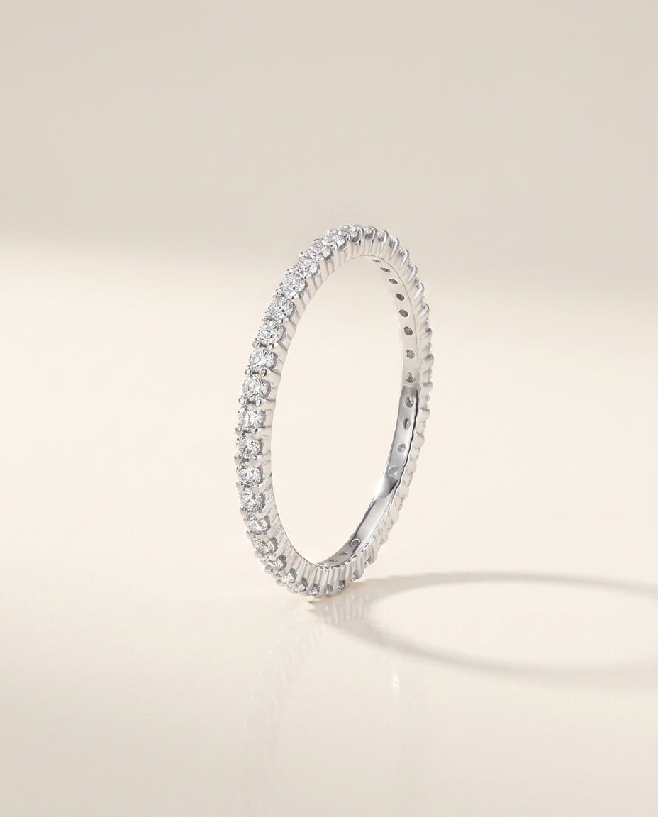 LEA Ring und 0.8 Karat in Weißgold 585