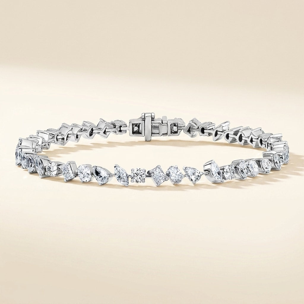 SOPHIE Armband und 5.2 Karat in Weißgold 585