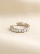 Celeste Fleur Creole Ohrring und 1.36 Karat in Weißgold 585